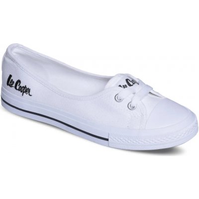 Lee Cooper LCW-26-31-4356L dámské baleríny bílé – Zboží Mobilmania