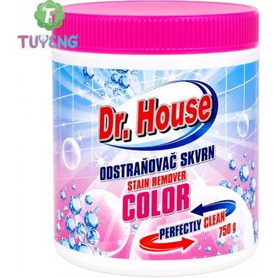 Dr House odstraňovač skvrn Stain Remover Color Prášek 750 g – Hledejceny.cz