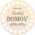 Woody Crafts Podtácek 10 cm, Sladký domov – Hledejceny.cz
