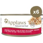 Applaws Cat Tin Kuře & Kachna 6 x 156 g – Hledejceny.cz