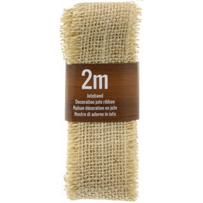 GEROMA Jutová mašle přírodní 200 x 6,5 cm – Hledejceny.cz