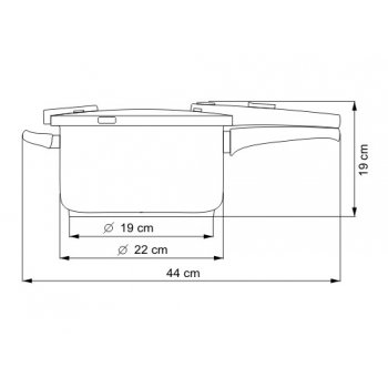 Kolimax Biomax s Bio ventilem 22cm 6 l