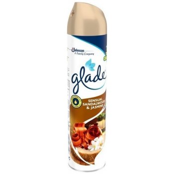 Glade Sensual Sandalwood & Jasmine Santalové dřevo a jasmín osvěžovač vzduchu sprej 300 ml