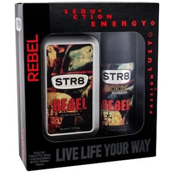 STR8 Rebel EDT 50 ml + deospray 150 ml dárková sada