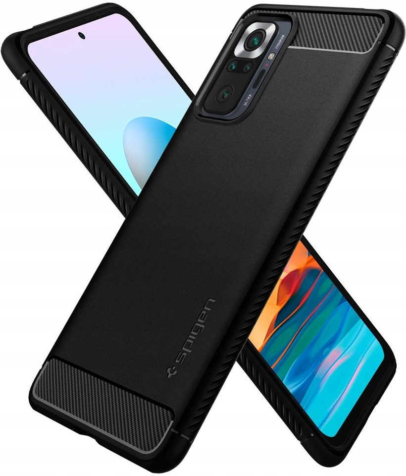 Pouzdro SPIGEN Rugged Armor Xiaomi Redmi Note 10/10S černé