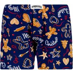 Frogies Dámske boxerky Flamingo Frogies Christmas modrá | fuchsiová – Zboží Dáma