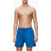 Koupací šortky, boardshorts Calvin Klein pánské modré plavky Medium Drawstring