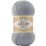 Alize Diva 355 - šedá – Hledejceny.cz