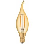 Osram LED žárovka svíčka Vintage, 2,5 W, 220 lm, teplá bílá, E14 – Hledejceny.cz