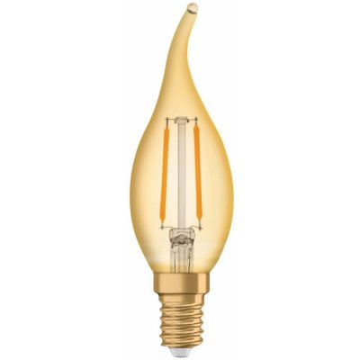 Osram LED žárovka svíčka Vintage, 2,5 W, 220 lm, teplá bílá, E14 – Hledejceny.cz