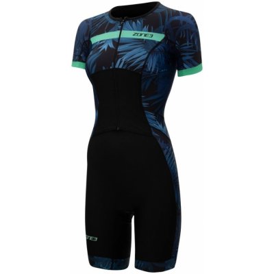 ZONE3 Activate+ Momentum Short Sleeve Full Zip Trisuit – Zboží Mobilmania