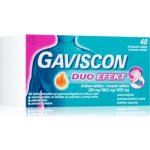 GAVISCON DUO EFEKT POR 250MG/106,5MG/187,5MG TBL MND 48 – Zboží Mobilmania