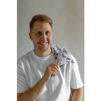 VFstyle Butterfly nahřívací polštářek s třešňovými peckami 30x15 cm – Hledejceny.cz