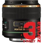 Pentax SMC DA 55mm f/1.4 SDM – Hledejceny.cz