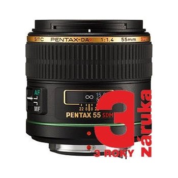 Pentax SMC DA 55mm f/1.4 SDM