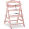 Jídelní židlička HAUCK ALPHA+ Dřevěná rostoucí buková ROSE sv.růžová