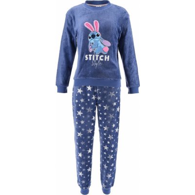 Disney stitch teplé dámské fleecové pyžamo tm.modré – Zbozi.Blesk.cz