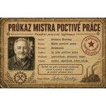 Bezvadary.cz | Retro průkaz mistra poctivé práce s vlastní fotografiíA4 30x21cm rp21 – Hledejceny.cz