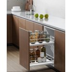 Cemux Style 30-3D plné dno tlumení chrom/bílá – Zboží Dáma