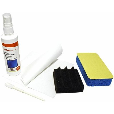 ROLINE PC čistící sada, 125 ml roztok (rozprašovač), 4x utěrka, houbička, tyčinka (19.03.3140) - 19.04.4140 – Hledejceny.cz