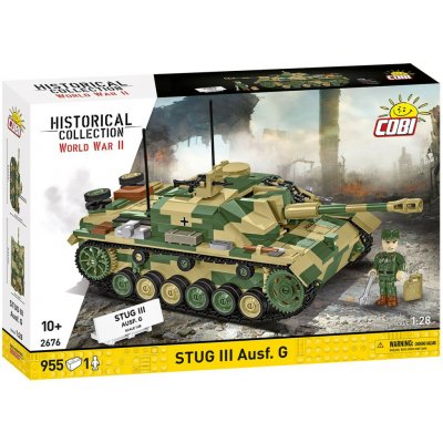 COBI 2676 World War II Německé samohybné útočné dělo STUG III Ausf. G 1:28 – Zboží Dáma