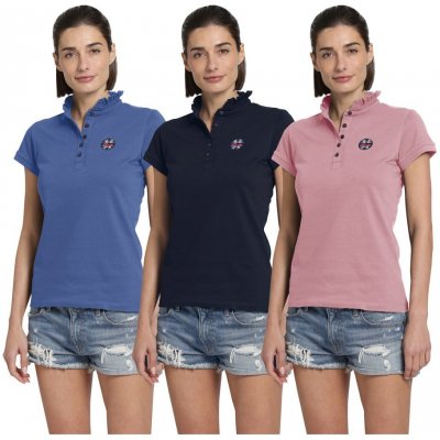 Spooks Tričko Violah Polo dámské comfy blue – Zboží Dáma