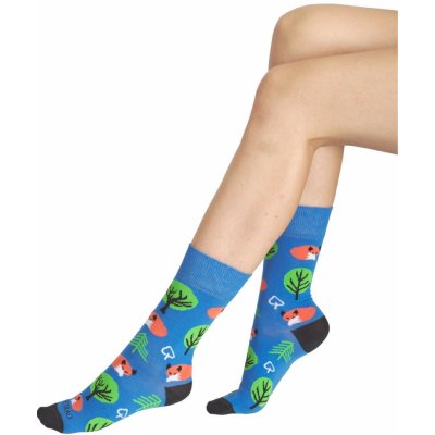 Tetrao Veselé ponožky les modrý