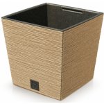 Prosperplast Květináč FURU SQUARE LOW ECO WOOD 29,5cm naturo – Zboží Mobilmania