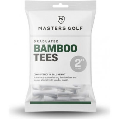 Masters Golf Bamboo Graduated Tees 2 25ks bílá – Zboží Dáma