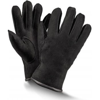 Kreibich kožešinové rukavice Basic černá