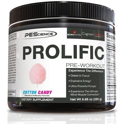 PEScience Prolific Pre-Workout 280 g – Zbozi.Blesk.cz