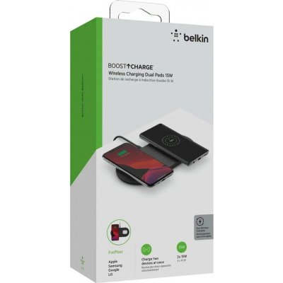 Belkin BOOST↑CHARGE™ Bezdrátová nabíječka – Dual Pads 15W – Zboží Mobilmania
