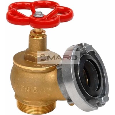 Pavliš & Hartmann Hydrant nástěnný Ms C52 PN16 ventil 2" se spojkou Al vv211 – Zboží Dáma