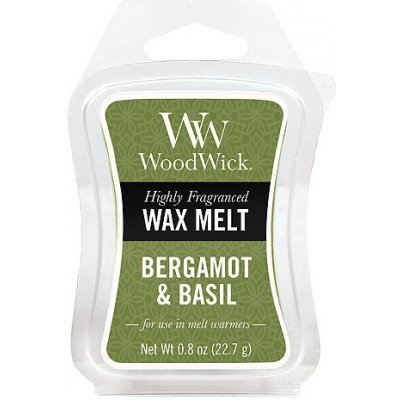 WoodWick vonný vosk do aromalampy Bergamot a Basil Bergamot a bazalka 22,7 g – Hledejceny.cz