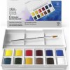 Akvarelová barva Akvarelová sada Sketchers box 12 pánv. + štětec Cotman