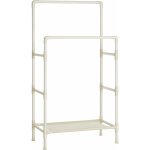 SONGMICS Lucaro Dvojitý šatní věšák 157 cm bílý – Hledejceny.cz