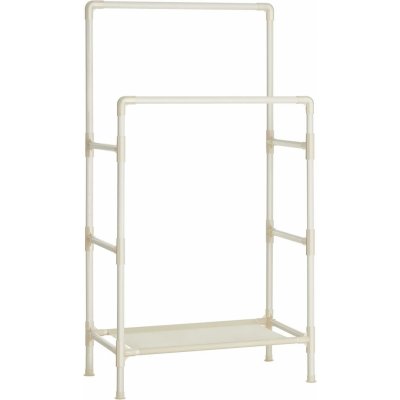 SONGMICS Lucaro Dvojitý šatní věšák 157 cm bílý – Hledejceny.cz