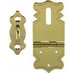 Petlice 47x20 mm ocel pomosazená – Hledejceny.cz