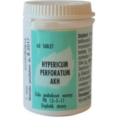 Radim Bakeš Galenická laboratoř Ostrava AKH Hypericum perforatum 60 tablet – Hledejceny.cz