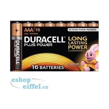 Duracell Plus Power AAA 16ks MN2400B16