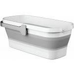 Verk 27463 Skládací silikonová miska 10 L, bílošedá – Zbozi.Blesk.cz