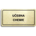ACCEPT Piktogram UČEBNA CHEMIE - zlatá tabulka - černý tisk – Hledejceny.cz