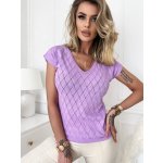 Fashionweek ažurová lehká a vzdušná NB-Heidi vřes – Sleviste.cz