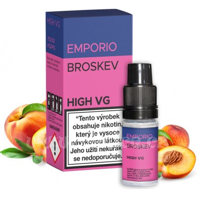 EMPORIO High VG Peach 10 ml 0 mg