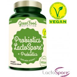 GreenFood Nutrition probiotika Lactospore 60 vegan kapslí