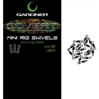 Gardner Covert Mini Rig Swivels vel.12 20ks