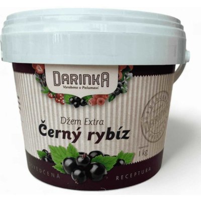 Darinka Džem s extra podílem ovoce černý rybíz 1 kg – Sleviste.cz