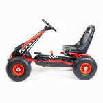 Go-kart Dětská šlapací motokára Baby Mix Razor červená – Zboží Dáma