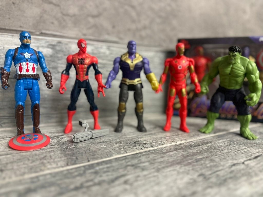 Avengers sada 5 figurek hulk thanos