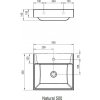 Umyvadla Ravak Natural XJO01250000